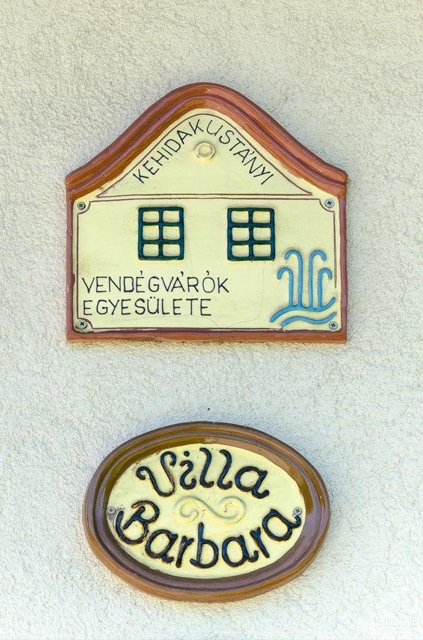 Barbara Apartmanház Kehidakustány Kültér fotó